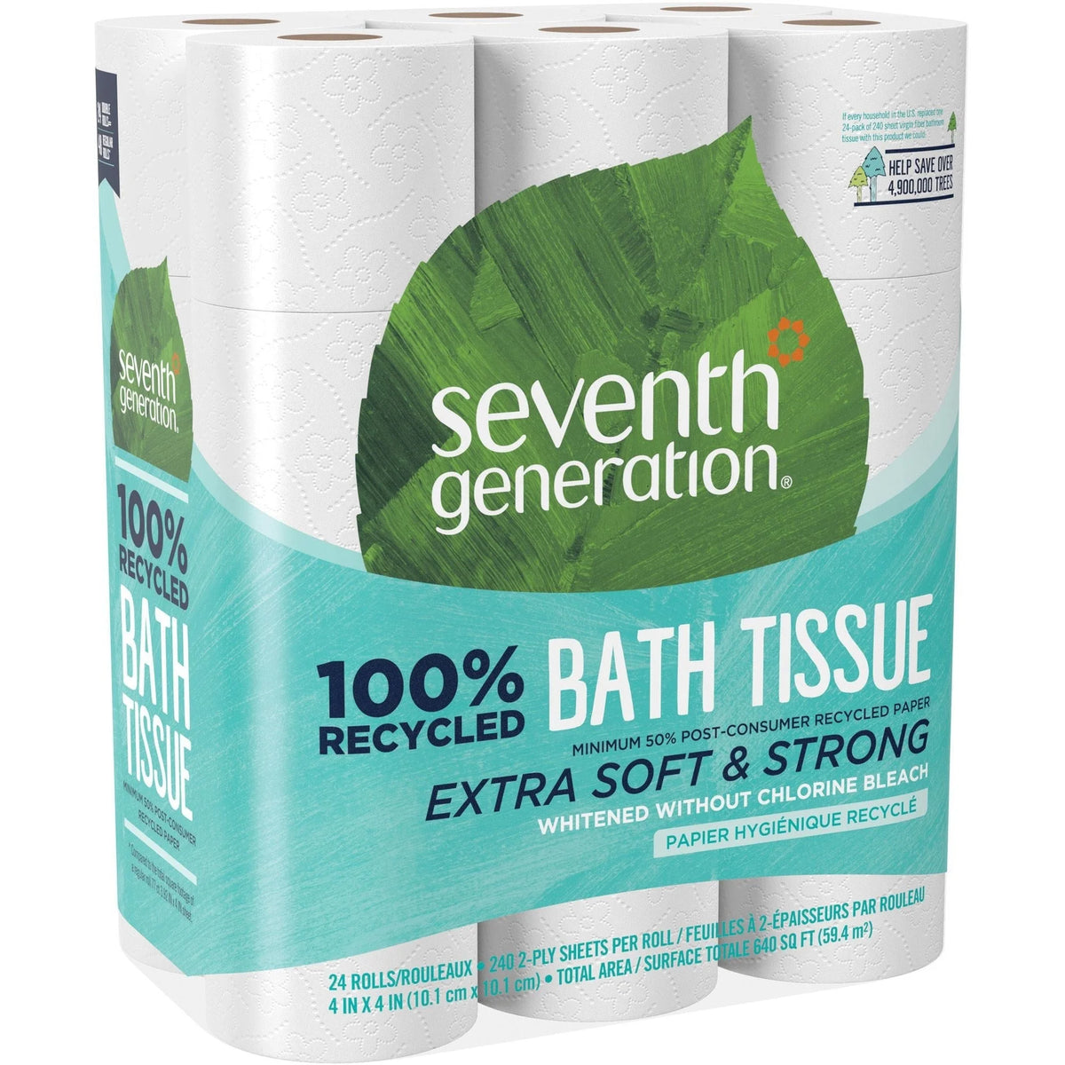 Seventh Generation 100% Recycled Bathroom Tissue - Eco-Friendly PaperPack