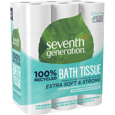 Seventh Generation 100% Recycled Bathroom Tissue - Eco-Friendly PaperPack