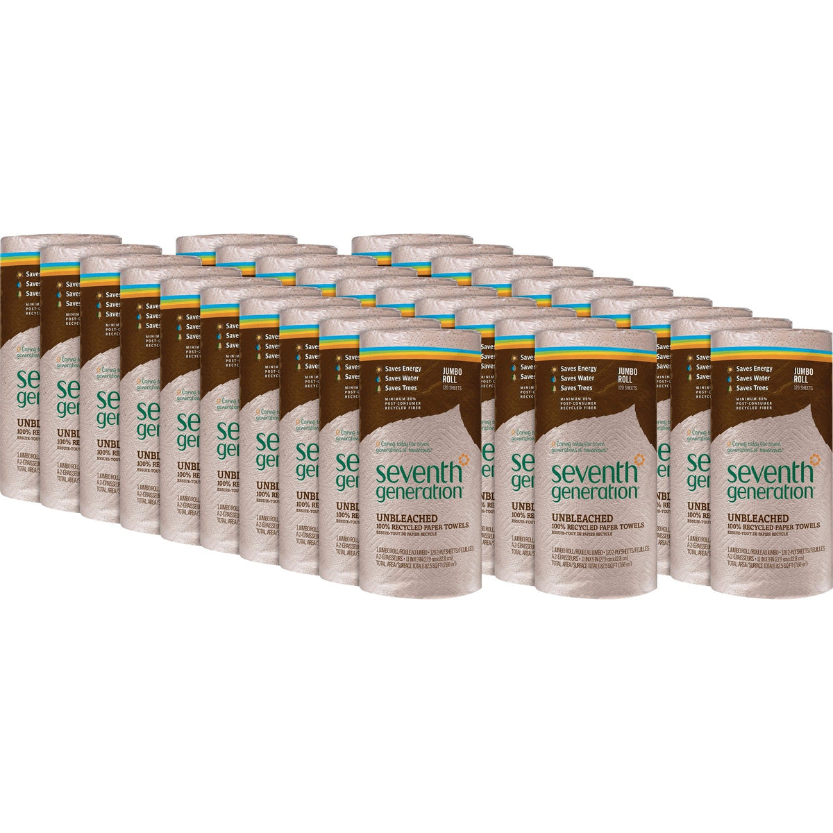 Seventh Generation 100% Recycled Paper Towels - 2000
