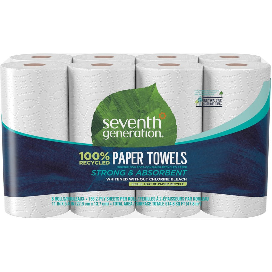 Seventh Generation 100% Recycled Paper Towels - Front
