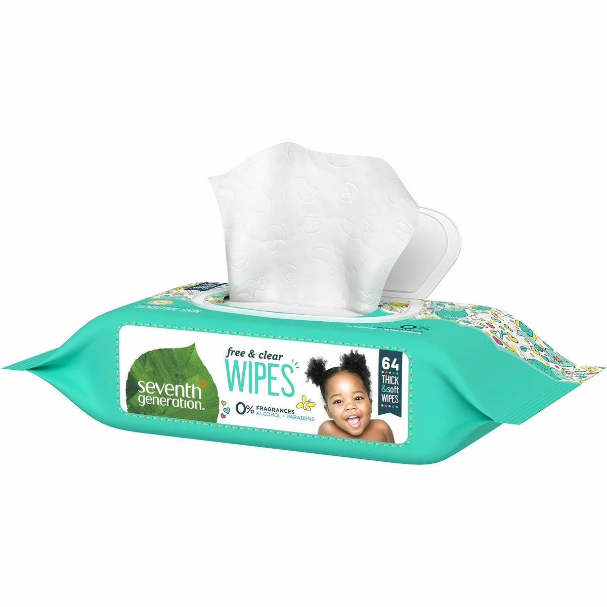 Seventh Generation Baby Wipes: Natural 2-Ply Paper 64-Pack - Skin Wipes
