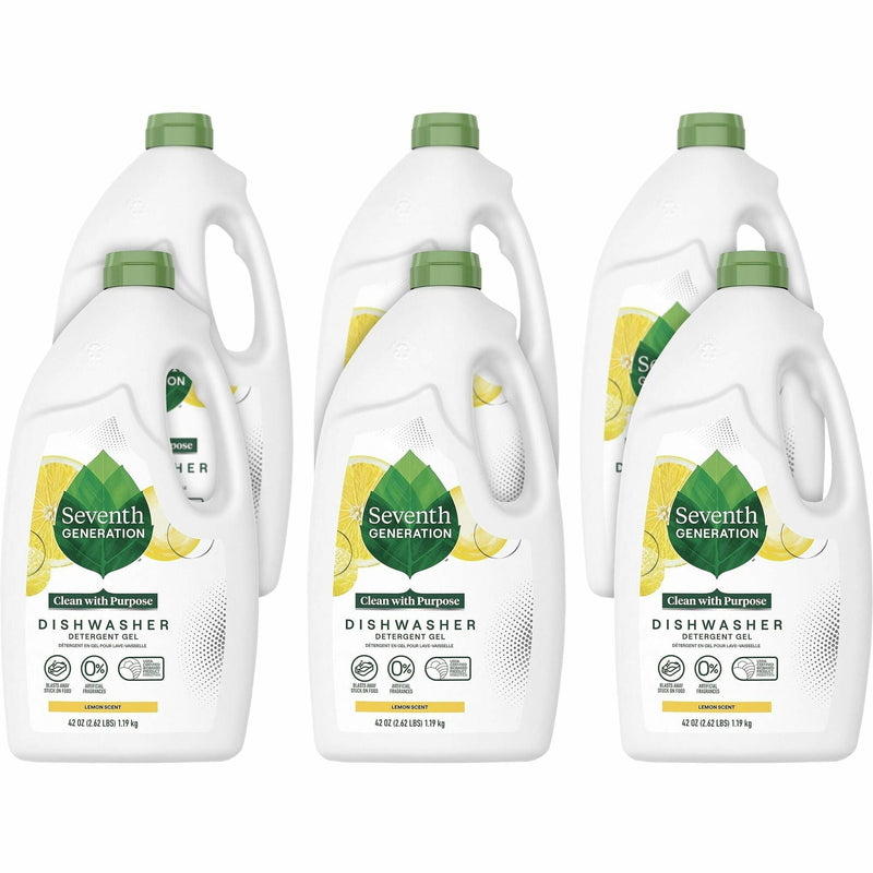 Seventh Generation Dishwasher Detergent - Lemon Scent - Bio-based & Eco-friendly - Dish/Dishwasher Detergents