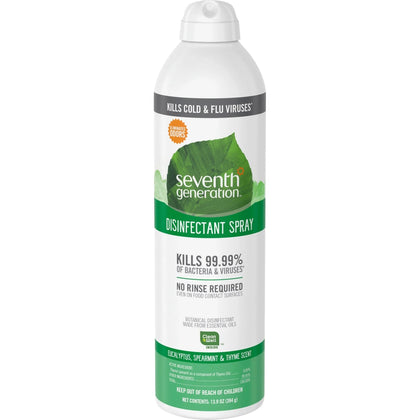 Seventh Generation Disinfectant Cleaner: Day Care Formula - 13.9 fl oz - Eucalyptus Spearmint & Thyme Scent