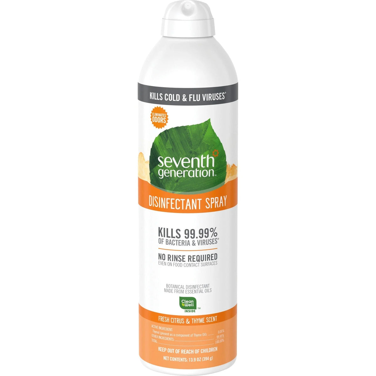 Seventh Generation Disinfectant Cleaner: Day Care Fresh Citrus & Thyme - 13.9 fl oz - Disinfectants