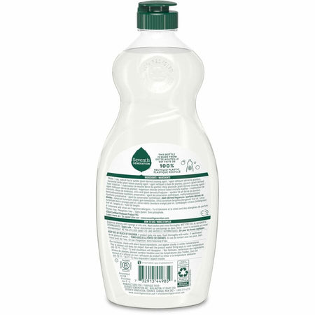 Seventh Generation Free/Clear Natural Dish Liquid - Rear