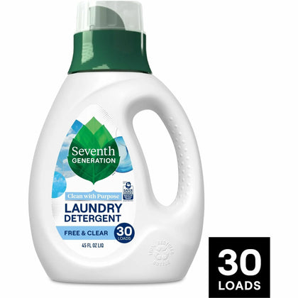 Seventh Generation Natural Laundry Detergent - Hypoallergenic & Bio-based - Cleaning Supplies