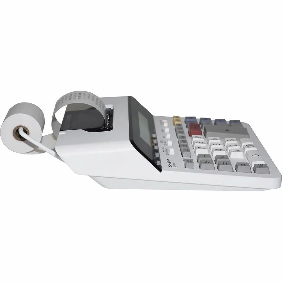 Sharp 12-Digit Thermal Printing Calculator - Fast 8 lps - LCD Display - Calculators