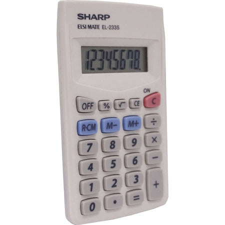 Sharp Calculators EL-240SAB 8-Digit Handheld Calculator - Right