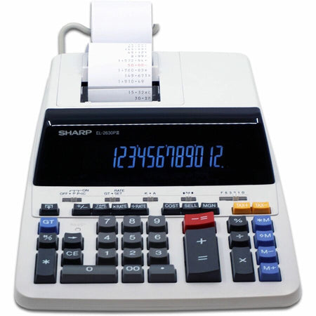 Sharp Calculators EL-2630PIII 12-Digit Commercial Printing Calculator - Alternate-Image3