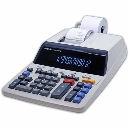 Sharp Calculators EL-2630PIII 12-Digit Commercial Printing Calculator - 2000