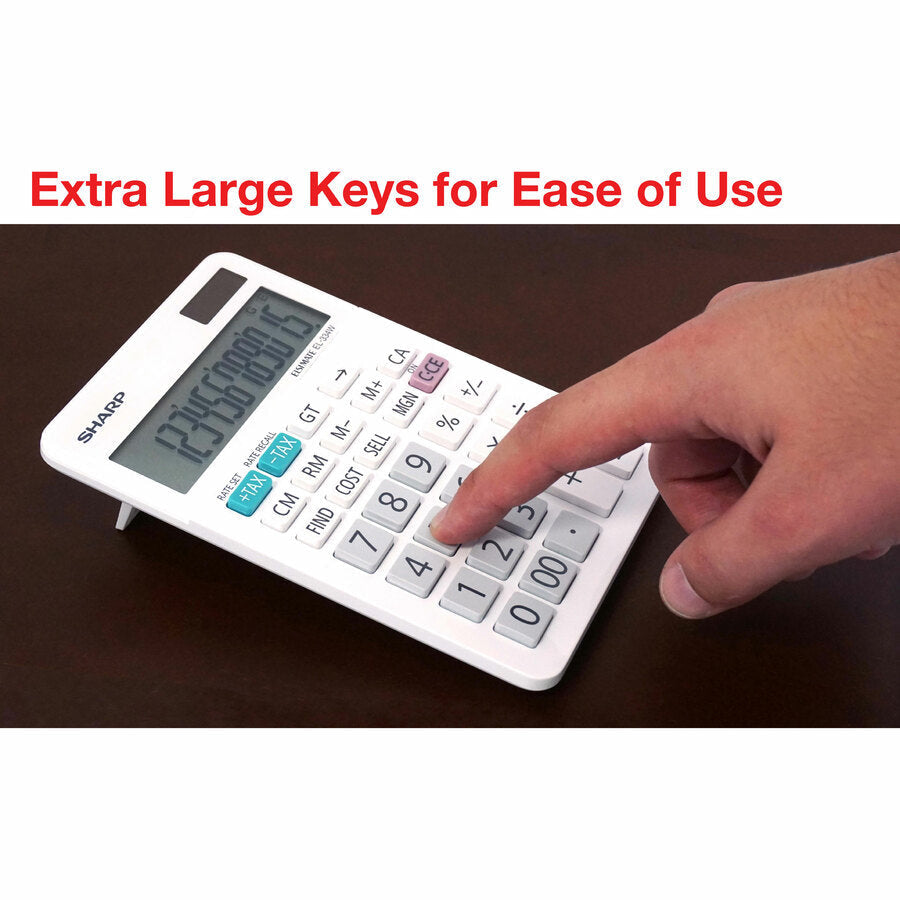 Sharp Calculators EL-334WB 12-Digit Professional Large Desktop Calculator - Alternate-Image6