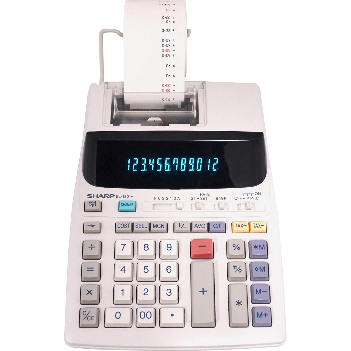 Sharp Calculators Sharp EL1801V Serial Printer Calculator - 2000