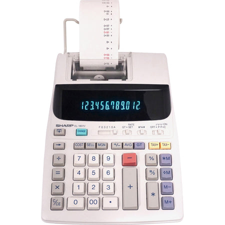 Sharp Calculators Sharp EL1801V Serial Printer Calculator - 2000