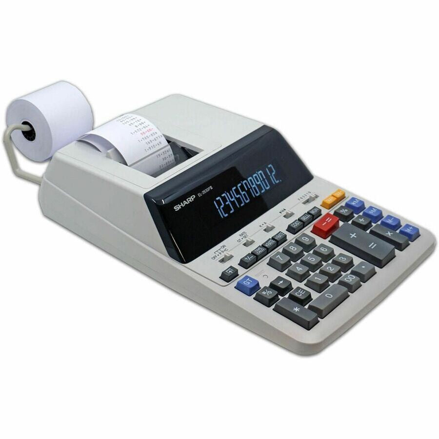 Sharp EL-2630PIII Commercial Printing Calculator - Efficient 12-Digit Tool - Calculators
