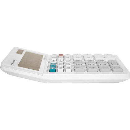 Sharp EL-330WB Professional Desktop Calculator - 10-Digit LCD 4-Key Memory White - Calculators