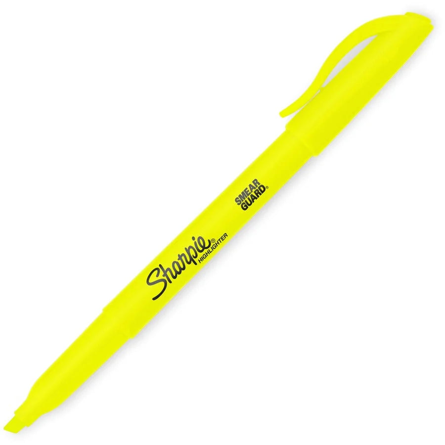 Sharpie Accent Highlighters with Smear Guard - Chisel Marker Point - Assorted Ink