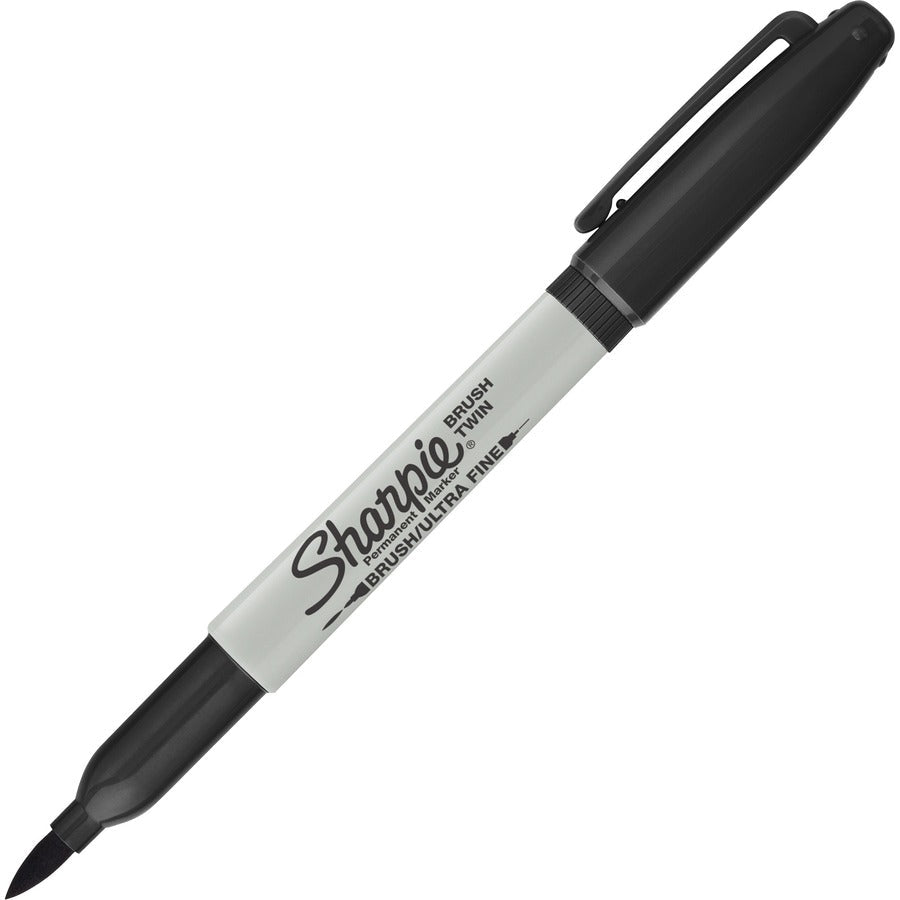 Sharpie Brush Twin Permanent Markers - Right