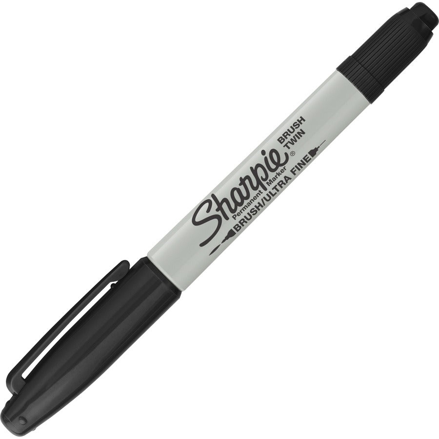 Sharpie Brush Twin Permanent Markers - Left