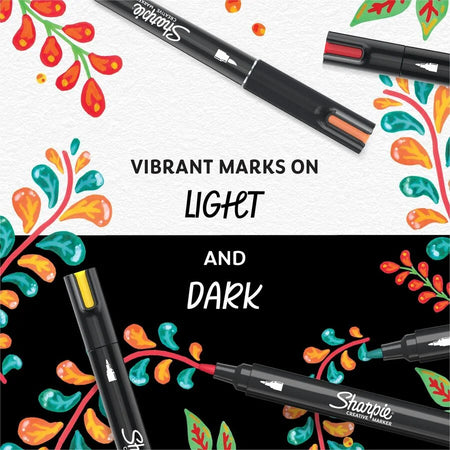 Sharpie Creative Acrylic Markers - Bold Bullet Tip - Assorted Ink - 2 Pack - & Dry-Erase