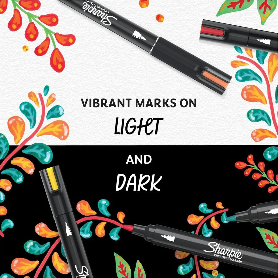 Sharpie Creative Acrylic Markers - Bullet Tip - Assorted Ink - 5 Pack - & Dry-Erase