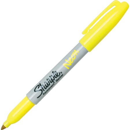 Sharpie Fine Neon Permanent Markers - 5 Vibrant Colors - & Dry-Erase