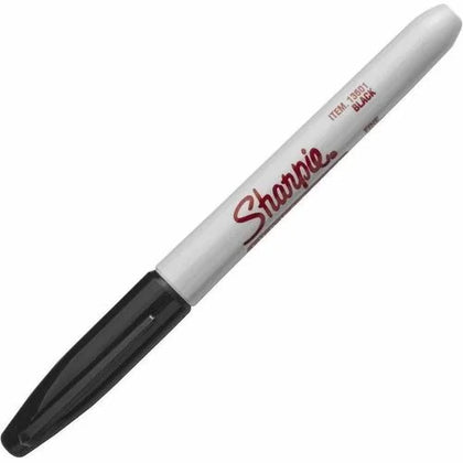 Sharpie Fine Point Industrial Marker - Black Ink - Pack of 12 - Markers & Dry-Erase