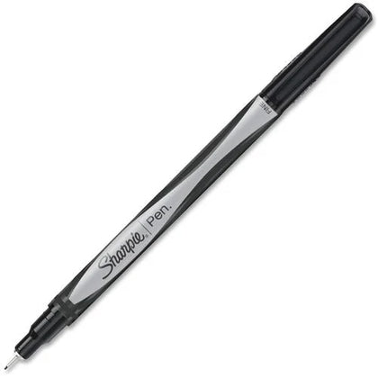 Sharpie Fine Point Pen - Black Ink - 4-Pack - Gray Barrel - Pens