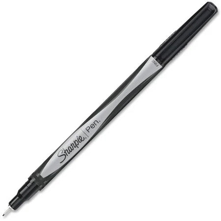Sharpie Fine Point Pen - Black Ink - 4-Pack - Gray Barrel - Pens