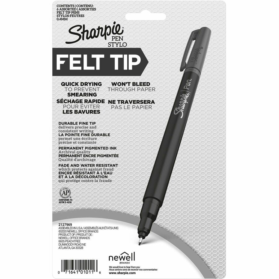 Sharpie Fine Point Pens - Rear