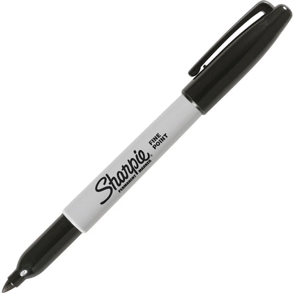 Sharpie Fine Point Permanent Marker - Black Ink - Alcohol Based - Markers & Dry-Erase