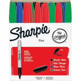 Sharpie Fine Point Permanent Markers - Assorted Ink - 36 Pack - & Dry-Erase