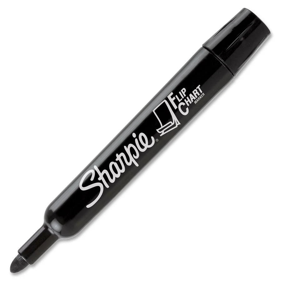 Sharpie Flip Chart Markers: Bullet Point Water-Based Ink - 4/Set - Markers & Dry-Erase