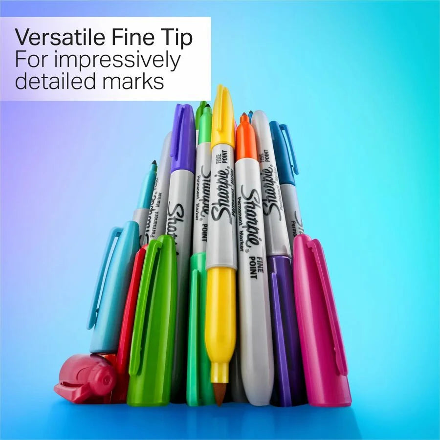 Sharpie Glam Pop Fine Point Permanent Markers - Assorted Ink - 34 Pack - & Dry-Erase