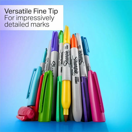 Sharpie Glam Pop Fine Point Permanent Markers - Assorted Ink - 34 Pack - & Dry-Erase