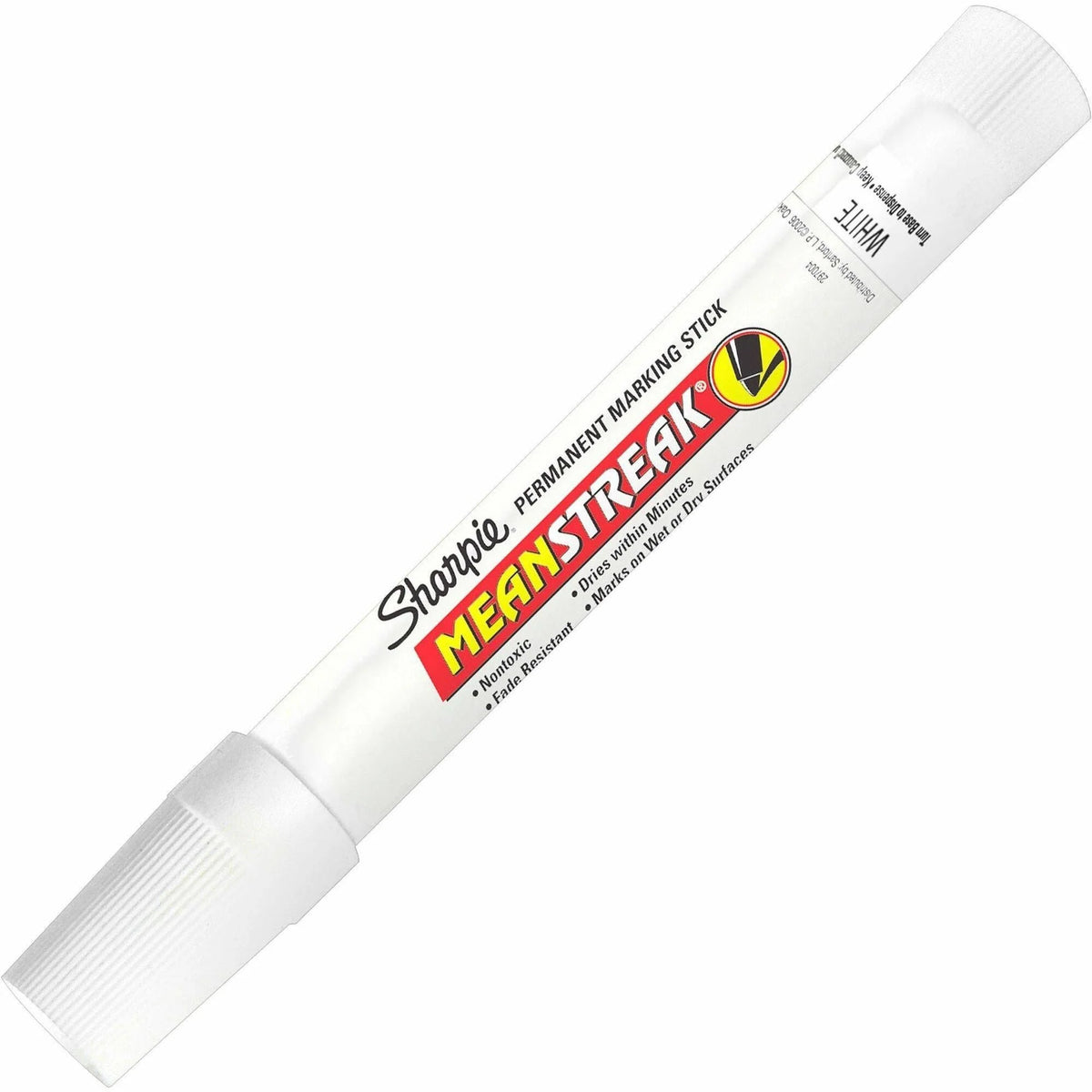 Sharpie Mean Streak Broad Bullet Marker - White Ink - 1 Each - Markers & Dry-Erase