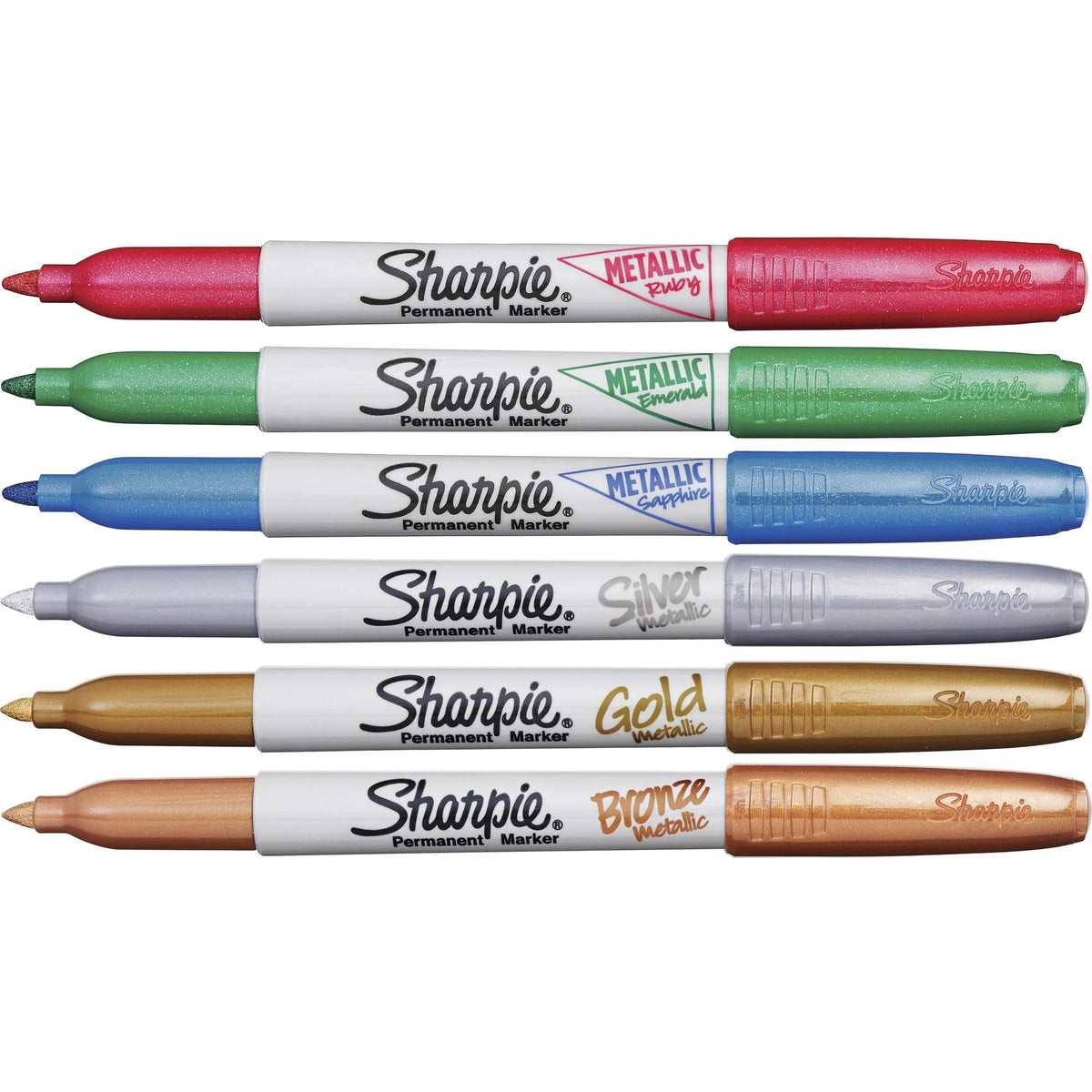 Sharpie Metallic Permanent Marker Set - Fine Point Bold - Alcohol Based - Markers & Dry-Erase