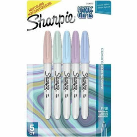 Sharpie Mystic Gems Fine Point Permanent Markers - Assorted Ink - 5 Pack - & Dry-Erase