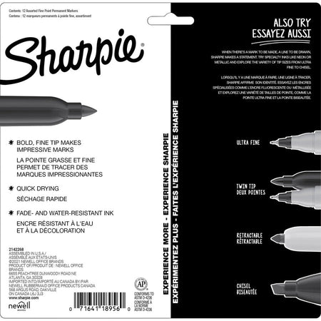 Sharpie Mystic Gems Permanent Markers - Rear