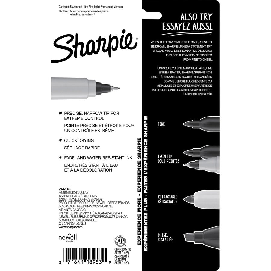 Sharpie Mystic Gems Permanent Markers - Rear