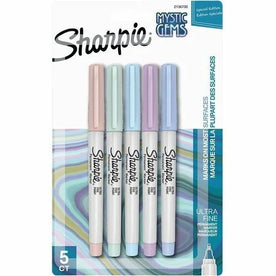 Sharpie Mystic Gems Ultra Fine Markers - Multi Ink - 5 Pack - & Dry-Erase