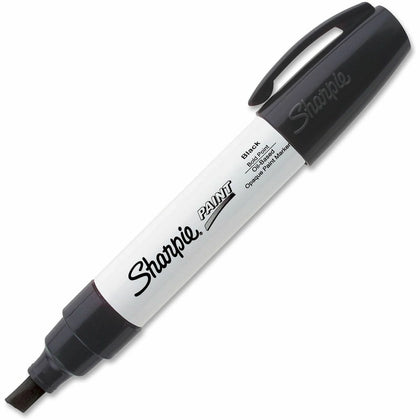 Sharpie Oil-Based Paint Marker - Bold Point - Black Ink - 1 Each - Markers & Dry-Erase