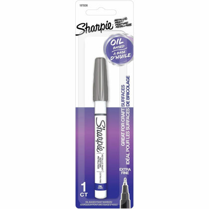 Sharpie Oil-Based Paint Marker - Extra Fine Point Silver Ink - Markers & Dry-Erase