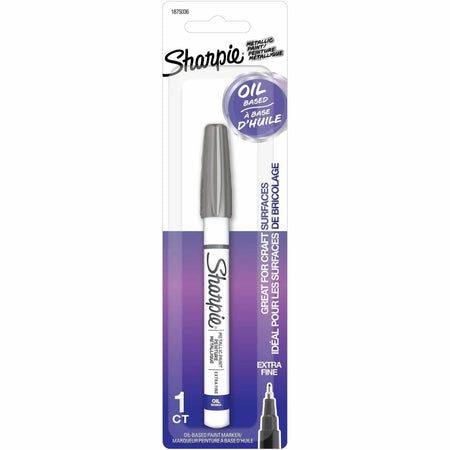Sharpie Oil-Based Paint Marker - Extra Fine Point Silver Ink - Markers & Dry-Erase
