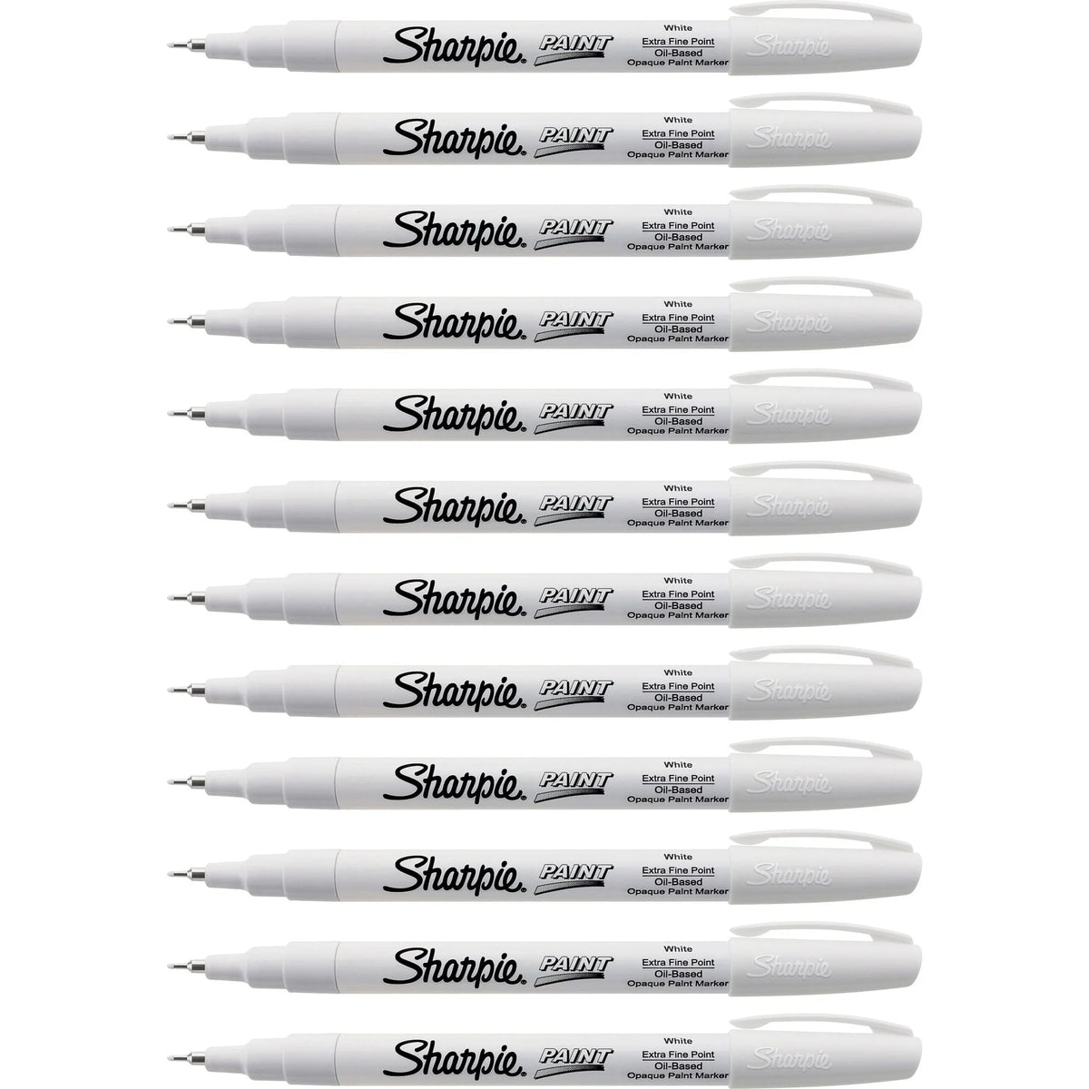 Sharpie Oil-Based Paint Markers - Extra Fine Point - White Ink - 12 Pack - & Dry-Erase