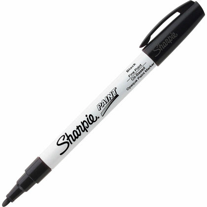 Sharpie Paint Marker: Fine Point Black Ink Oil-Based - Drawing & Coloring - Markers Dry-Erase