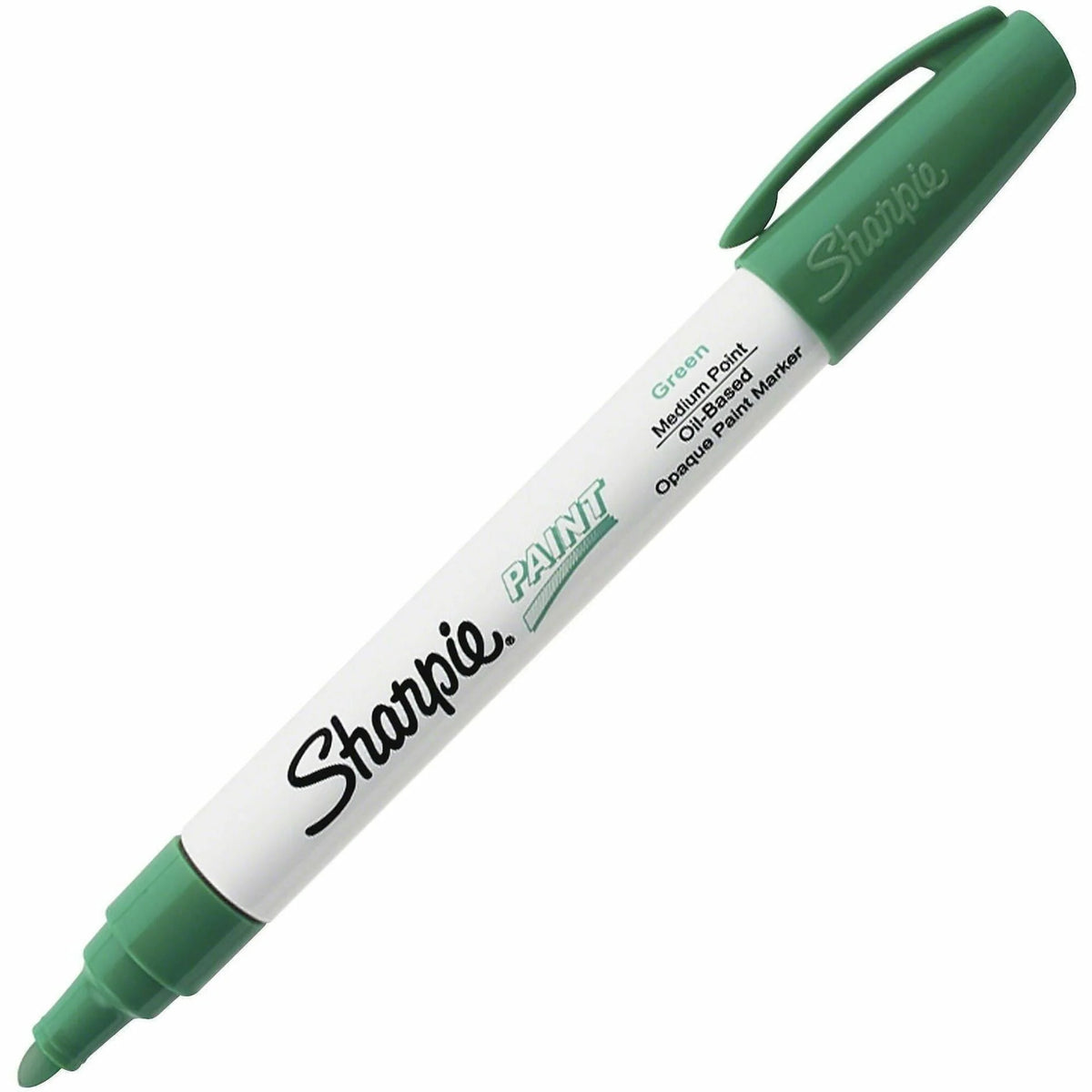 Sharpie Paint Marker: Medium Point Green Ink - Oil Based - Markers & Dry-Erase