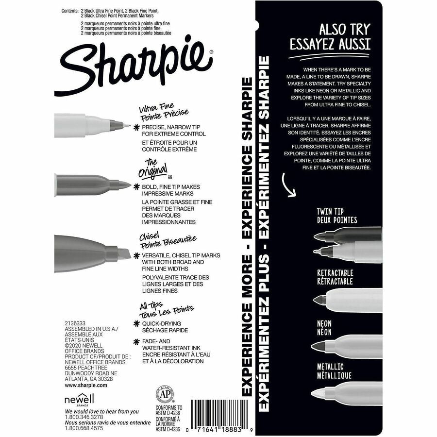 Sharpie 2135318 Permanent Marker - Rear