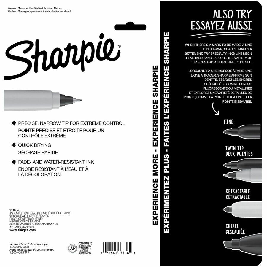 Sharpie Permanent Markers - Rear