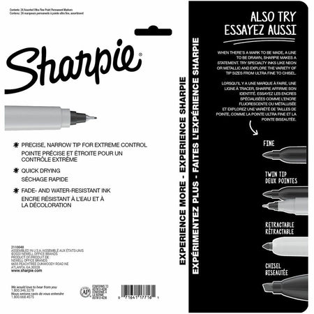 Sharpie Permanent Markers - Rear