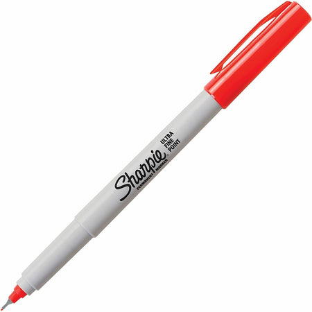 Sharpie Precision Red Ultra Fine Markers - Alcohol Based - 1 Dozen - & Dry-Erase
